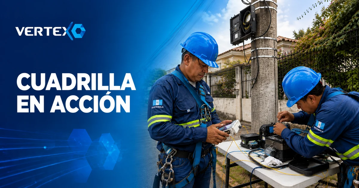 Nuestra cuadrilla en acción: el equipo detrás de la conectividad